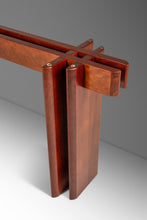 Load image into Gallery viewer, Danish Mid-Century Modern Console Table in Teak w/ Glass Top by Gustav Gaarde for Trekanten, Denmark, c. 1970s-ABT Modern