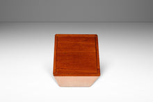 Load image into Gallery viewer, Danish Mid-Century Modern Cubist Pedestal Plant Stand in Teak by FBJ Møbler, Denmark, c. 1970s-ABT Modern