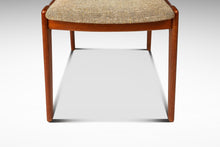 Load image into Gallery viewer, Danish Mid-Century Modern Dining / Desk Chair in Solid Teak & Original Oatmeal Fabric by Scandinavia Woodworks Co., c. 1970's-ABT Modern