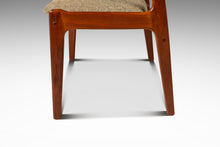 Load image into Gallery viewer, Danish Mid-Century Modern Dining / Desk Chair in Solid Teak & Original Oatmeal Fabric by Scandinavia Woodworks Co., c. 1970's-ABT Modern