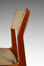 Load image into Gallery viewer, Danish Mid-Century Modern Dining / Desk Chair in Solid Teak & Original Oatmeal Fabric by Scandinavia Woodworks Co., c. 1970's-ABT Modern