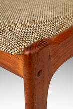Load image into Gallery viewer, Danish Mid-Century Modern Dining / Desk Chair in Solid Teak & Original Oatmeal Fabric by Scandinavia Woodworks Co., c. 1970's-ABT Modern