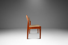 Load image into Gallery viewer, Danish Mid-Century Modern Dining / Desk Chair in Solid Teak & Original Oatmeal Fabric by Scandinavia Woodworks Co., c. 1970's-ABT Modern