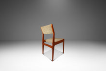 Load image into Gallery viewer, Danish Mid-Century Modern Dining / Desk Chair in Solid Teak & Original Oatmeal Fabric by Scandinavia Woodworks Co., c. 1970's-ABT Modern