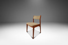 Load image into Gallery viewer, Danish Mid-Century Modern Dining / Desk Chair in Solid Teak & Original Oatmeal Fabric by Scandinavia Woodworks Co., c. 1970's-ABT Modern
