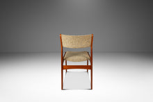Load image into Gallery viewer, Danish Mid-Century Modern Dining / Desk Chair in Solid Teak & Original Oatmeal Fabric by Scandinavia Woodworks Co., c. 1970's-ABT Modern