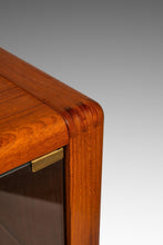 Load image into Gallery viewer, Danish Mid-Century Modern Display Case / Cabinet Topper in Teak w/ Glass Doors & Adjustable Shelves by D-SCAN, C. 1980s-ABT Modern