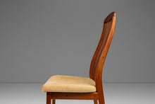 Load image into Gallery viewer, Danish Mid-Century Modern Ergonomic Contoured Side Dining Chair by Shou Andersen in Teak & Original Oatmeal Fabric, Denmark, c. 1970s-ABT Modern