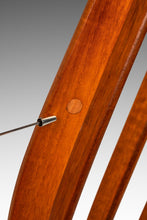 Load image into Gallery viewer, Danish Mid-Century Modern Ergonomic Contoured Side Dining Chair by Shou Andersen in Teak & Original Oatmeal Fabric, Denmark, c. 1970s-ABT Modern
