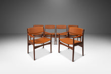 Load image into Gallery viewer, Danish Mid-Century Modern Expansion Dining Table & Chair Set in Teak by Poul Volther for Frem Røjle, Denmark, c. 1960's-ABT Modern