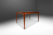 Load image into Gallery viewer, Danish Mid-Century Modern Expansion Dining Table in Teak w/ Stow in Table Double Butterfly Leaf Design, Denmark, c. 1960's-ABT Modern