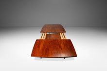 Load image into Gallery viewer, Danish Mid-Century Modern Expansion Dining Table in Teak w/ Stow in Table Double Butterfly Leaf Design, Denmark, c. 1960's-ABT Modern