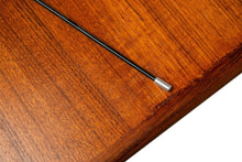 Load image into Gallery viewer, Danish Mid-Century Modern Expansion Dining Table in Teak w/ Stow-in-Table Leaves, Denmark, c. 1960s-ABT Modern