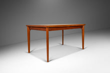 Load image into Gallery viewer, Danish Mid-Century Modern Expansion Dining Table in Teak w/ Stow-in-Table Leaves, Denmark, c. 1960s-ABT Modern