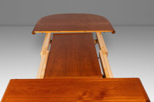 Load image into Gallery viewer, Danish Mid-Century Modern Extension Dining Table in Teak w/ Stow-in-Table Leaves by Skovby Møbelfabrik, Denmark, c. 1970s-ABT Modern