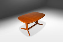 Load image into Gallery viewer, Danish Mid-Century Modern Extension Dining Table in Teak w/ Two Leaves by Skovby Møbelfabrik, Denmark, c. 1970s-ABT Modern