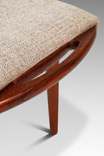 Load image into Gallery viewer, Danish Mid-Century Modern Foot Stool / Ottoman in Solid Teak Styled After Hans Wegner in Teak, c. 1980s-ABT Modern