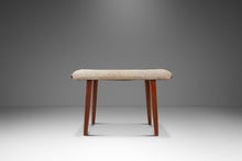 Load image into Gallery viewer, Danish Mid-Century Modern Foot Stool / Ottoman in Solid Teak Styled After Hans Wegner in Teak, c. 1980s-ABT Modern