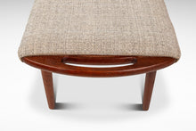 Load image into Gallery viewer, Danish Mid-Century Modern Foot Stool / Ottoman in Solid Teak Styled After Hans Wegner in Teak, c. 1980s-ABT Modern