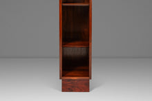 Load image into Gallery viewer, Danish Mid-Century Modern Free-Standing Bookshelf in Rosewood Attributed to Ejvind Johansson, Denmark, c. 1960s-ABT Modern