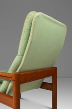 Load image into Gallery viewer, Danish Mid-Century Modern Lounge Chair w/ Matching Ottoman Set in Solid Teak by Domino Møbler, Denmark, c. 1970's-ABT Modern
