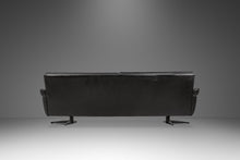 Load image into Gallery viewer, Danish Mid-Century Modern Low Profile Four-Seat Sofa in Vinyl Attributed to H.W. Klein for Bramin, Denmark, c. 1960s-ABT Modern