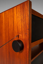 Load image into Gallery viewer, Danish Mid-Century Modern Minimalist Two Tone Dry Bar / Room Divider in Teak, Denmark, c. 1970s-ABT Modern