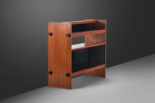 Load image into Gallery viewer, Danish Mid-Century Modern Minimalist Two-Tone Dry Bar / Room Divider in Teak, Denmark, c. 1970s-ABT Modern