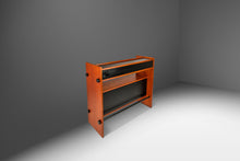 Load image into Gallery viewer, Danish Mid-Century Modern Minimalist Two Tone Dry Bar / Room Divider in Teak, Denmark, c. 1970s-ABT Modern