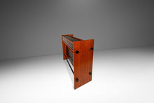 Load image into Gallery viewer, Danish Mid-Century Modern Minimalist Two Tone Dry Bar / Room Divider in Teak, Denmark, c. 1970s-ABT Modern