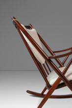 Load image into Gallery viewer, Danish Mid-Century Modern Model 182 Rocking Chair in Solid Teak by Frank Reenskaug for Bramin Mobler, Denmark, c. 1960s-ABT Modern