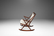 Load image into Gallery viewer, Danish Mid-Century Modern Model 182 Rocking Chair in Solid Teak by Frank Reenskaug for Bramin Mobler, Denmark, c. 1960s-ABT Modern