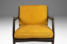 Load image into Gallery viewer, Danish Mid-Century Modern Model 596 Lounge Chair in Beech & Bouclé by Lawrence Peabody and Ib Kofod Larsen for Selig, Denmark, c. 1950's-ABT Modern
