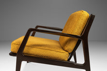 Load image into Gallery viewer, Danish Mid-Century Modern Model 596 Lounge Chair in Beech & Bouclé by Lawrence Peabody and Ib Kofod Larsen for Selig, Denmark, c. 1950's-ABT Modern