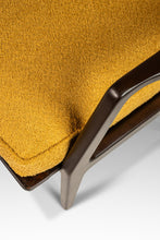 Load image into Gallery viewer, Danish Mid-Century Modern Model 596 Lounge Chair in Beech & Bouclé by Lawrence Peabody and Ib Kofod Larsen for Selig, Denmark, c. 1950's-ABT Modern