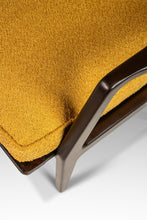 Load image into Gallery viewer, Danish Mid-Century Modern Model 596 Lounge Chair in Beech & Bouclé by Lawrence Peabody and Ib Kofod Larsen for Selig, Denmark, c. 1950's-ABT Modern