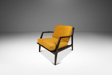 Load image into Gallery viewer, Danish Mid-Century Modern Model 596 Lounge Chair in Beech & Bouclé by Lawrence Peabody and Ib Kofod Larsen for Selig, Denmark, c. 1950's-ABT Modern