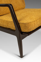 Load image into Gallery viewer, Danish Mid-Century Modern Model 596 Lounge Chair in Beech and Bouclé by Lawrence Peabody & Ib Kofod Larsen for Selig, Denmark, c. 1950's-ABT Modern