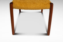 Load image into Gallery viewer, Danish Mid-Century Modern Model 85 Ladderback Dining Chair in Teak & Bouclé by Niels Møller for J.L. Møller, Denmark, c. 1960s-ABT Modern