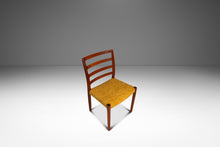 Load image into Gallery viewer, Danish Mid-Century Modern Model 85 Ladderback Dining Chair in Teak & Bouclé by Niels Møller for J.L. Møller, Denmark, c. 1960s-ABT Modern