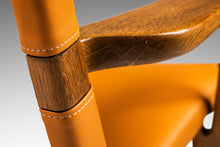 Load image into Gallery viewer, Danish Mid-Century Modern Model CH 25 Lounge Chair in Oak and Leather by Hans J. Wegner for Carl Hansen & Søn, Denmark, c. 1950's-ABT Modern