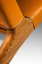 Load image into Gallery viewer, Danish Mid-Century Modern Model CH 25 Lounge Chair in Oak and Leather by Hans J. Wegner for Carl Hansen & Søn, Denmark, c. 1950's-ABT Modern