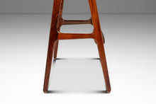 Load image into Gallery viewer, Danish Mid-Century Modern Model OD-61 Counter Height Bar Stool in Rosewood & Leather by Erik Buch for O.D. Mobler, Denmark, 1960's-ABT Modern