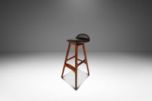 Load image into Gallery viewer, Danish Mid-Century Modern Model OD-61 Counter Height Bar Stool in Rosewood & Leather by Erik Buch for O.D. Mobler, Denmark, 1960's-ABT Modern