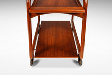 Load image into Gallery viewer, Danish Mid-Century Modern Petite Tea Trolley / Bar Cart in Solid Teak by Sika Møbler, Denmark, c. 1960's-ABT Modern