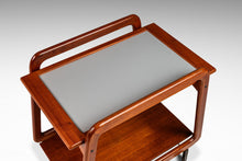 Load image into Gallery viewer, Danish Mid-Century Modern Petite Tea Trolley / Bar Cart in Solid Teak by Sika Møbler, Denmark, c. 1960's-ABT Modern