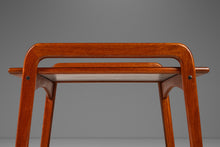 Load image into Gallery viewer, Danish Mid-Century Modern Petite Tea Trolley / Bar Cart in Solid Teak by Sika Møbler, Denmark, c. 1960's-ABT Modern