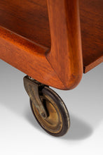 Load image into Gallery viewer, Danish Mid-Century Modern Petite Tea Trolley / Bar Cart in Solid Teak by Sika Møbler, Denmark, c. 1960's-ABT Modern