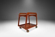 Load image into Gallery viewer, Danish Mid-Century Modern Petite Tea Trolley / Bar Cart in Solid Teak by Sika Møbler, Denmark, c. 1960's-ABT Modern