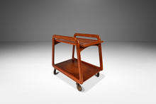 Load image into Gallery viewer, Danish Mid-Century Modern Petite Tea Trolley / Bar Cart in Solid Teak by Sika Møbler, Denmark, c. 1960's-ABT Modern